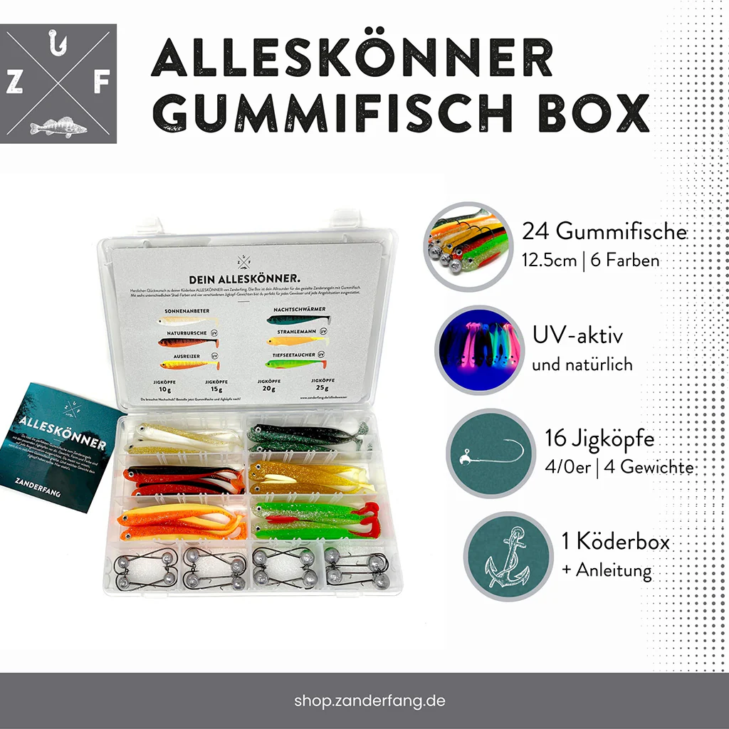 Zander Gummifisch Box Alleskönner – Bild 3