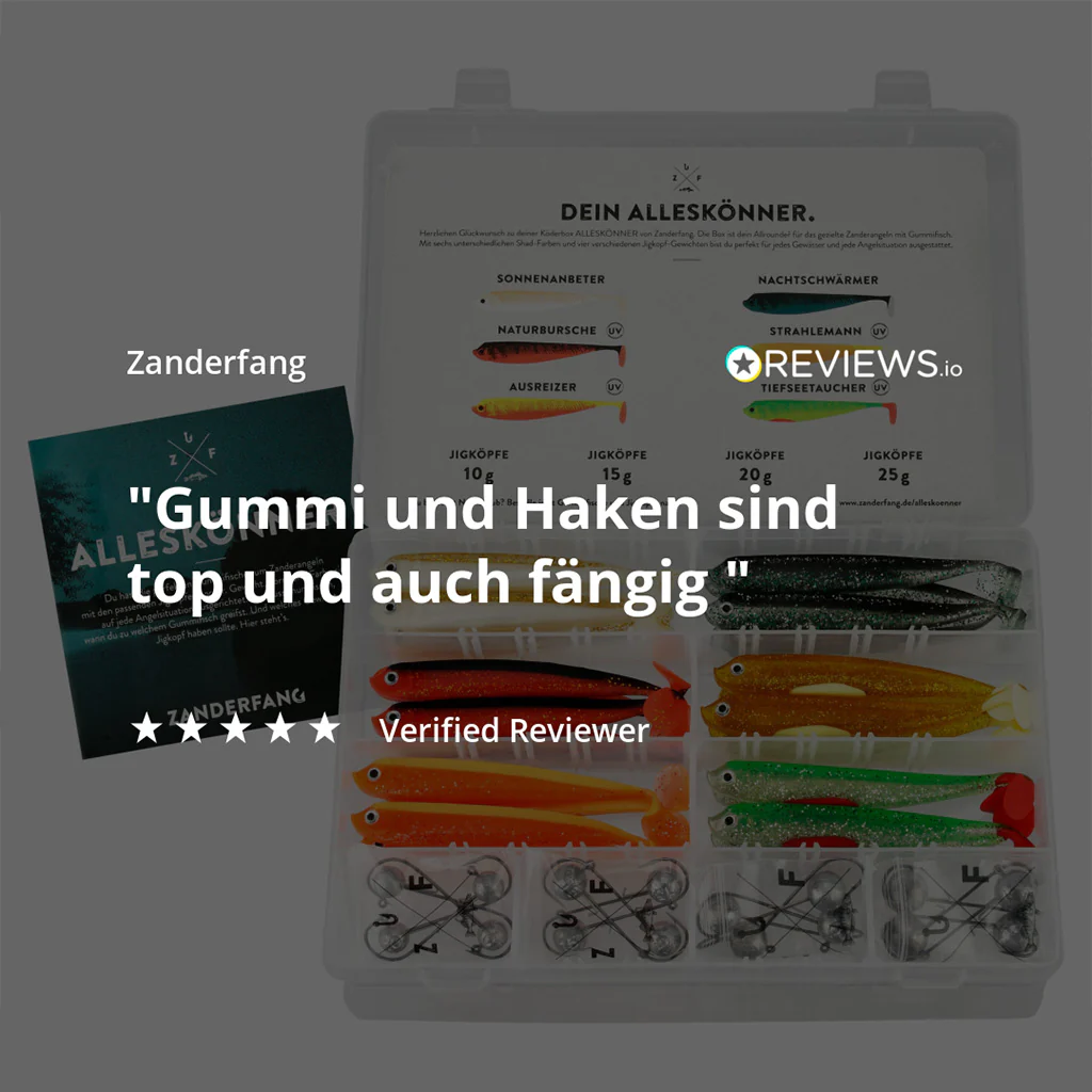 Zander Gummifisch Box Alleskönner – Bild 7